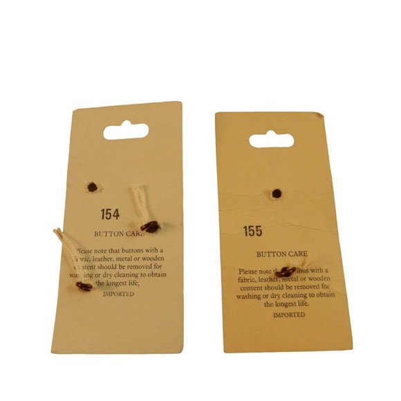 Vintage Lot of 24 Shank 2 & 4 Hole & Basket Weave Brown Buttons - Picture 8 of 12